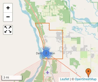 Area schools map